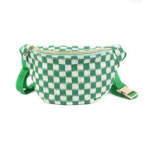 ZENANA Green Checkered Women's Bag